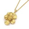 TIFFANY & CO. FLOWER 18K YELLOW GOLD NECKLACE