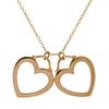 TIFFANY & CO. SENTIMENTAL DOUBLE HEART NECKLACE