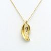 TIFFANY & CO. LEAF PENDANT 18K YELLOW GOLD NECKLACE