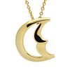 TIFFANY & CO. PALOMA PICASSO CRESCENT MOON 18K YELLOW GOLD NECKLACE