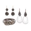 Collection of Moonstone, Crystal, Metal Jewelry, Alexis Bittar