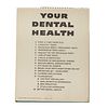 "Your Dental Health" Educational Chart