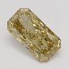 1.91 ct, Natural Fancy Brown Yellow Even Color, IF, Type IIa Radiant cut Diamond (GIA Graded), Appraised Value: $26,100 