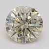 3.00 ct, Natural Fancy Light Brown Yellow Even Color, VS2, Round cut Diamond (GIA Graded), Appraised Value: $44,000 