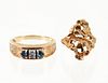 Yellow Gold Vintage Rings