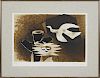 Georges Braque (French 1882-1963), lithograph titled L'Oiseau Et Son Nid (The Bird and its Nest)