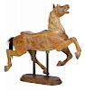 Carved horse carousel figure, ca. 1900, 52 1/2'' h.