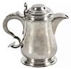 Philadelphia silver tankard, ca. 1750, bearing the touch of Jeremiah Elfreth, 8 1/2'' h., 40.6 ozt.