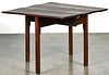 Diminutive Pennsylvania Chippendale walnut and cherry drop leaf table, ca. 1780, 27'' h., 13'' w., 3