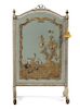A Louis XVI Style Painted Firescreen, Height 40 inches.
