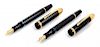 A Pair of Montblanc Meisterstuck Voltaire Limited Edition Fountain Pens