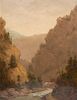 Lemuel Wiles, (American, 1826-1905), Clear Creek Canyon, Rocky Mountains 1876