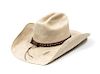 A Custom Made Cowboy Hat, Rand's Billings, Montana Size 7 1/4