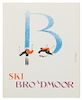 Ski Broadmoor Poster, Herbert Bayer, 1969 31 x 23 1/8 inches.