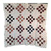 Antique c1880 Checkerboard Quilt Top