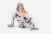 Viola Frey, 'Amazon Pink Nude' Monumental Sculpture