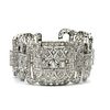 Art Deco Platinum Bracelet with 12.0 carats in Diamonds