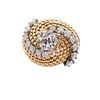 14kt Gold Ring with 1.60 Cts in Diamonds