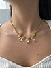 18kt Gold necklace with Quartz