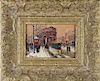 Paul Renard (1871-1920)Winter Evening Street Scene