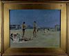 Glenn Harren (1952-) "Beach Study"