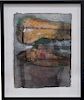 62 Signed Cuban Artist Abstract Painting