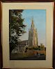 Muller '86, Signed Pastel of Cathedral