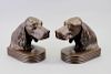 Pair of English Setter Dog Bookends