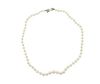 14K Gold Diamond Pearl Necklace