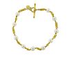 Denise Roberge 22K Gold South Sea Pearl Toggle Necklace
