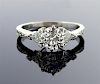 Platinum 1.06ct Diamond Engagement Ring