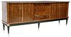 FRENCH MID-CENTURY MODERN SIDEBOARD WITH BAR CABINET