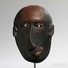 Makonde Carved Wood Deformity Mask