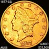 1877-CC $20 Gold Double Eagle CHOICE AU