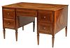ITALIAN NEOCLASSICAL MARQUETRY-INLAID WRITING DESK