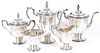 DOMINICK & HAFF STERLING TEA AND COFFEE SERVICE