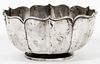CHINESE EXPORT SILVER FOOTED BOWL EARLY 20TH C.