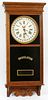 WATERBURY CALENDAR WALL REGULATOR CLOCK CIRCA 1910