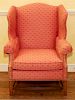 PERLMUTTER-FREIWALD UPHOLSTERED WINGBACK CHAIR