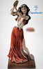 Gypsy Tambourine Dancer, A Large Very Rare Capodimonte G. Armani Signed Sculpture