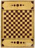 Painted pine double-sided gameboard, late 19th c., 21 1/2'' x 30 3/4''.
