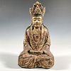 Chinese Ming Dynasty Carved Wood Guanyin Statue