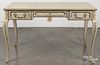 Baker faux painted library desk, 29'' h., 48'' w.
