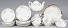 Japanese twenty-piece porcelain child's tea service with remains of the original box, teapot - 3 1/4