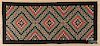 American hooked rug, early 20th c., 74'' x 32''.