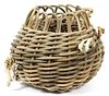LAURIE GORHAM HAMMILL WOVEN ROPE BASKET