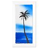 Wyland, "Palm Trees" Framed, Hand Signed Original Painting with Letter of Authenticity.