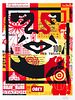 Shepard Fairey- Offset Lithograph "Face Collage"