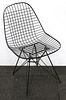 Harry Bertoia Knoll Vintage Black Wire Side Chair