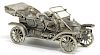 Solid Silver Stanley Steamer Touring Car Model
